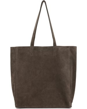 NOTHING WRITTEN Cou Suede Shopper Tote - Brown