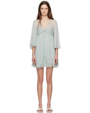 Chloé Pleated Minidress - Black