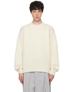 Jacquemus Les Classiquesコレクション オフホワイト Le Pull セーター