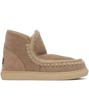 Mou Stitch Boots - Black