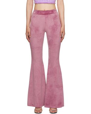 Gcds Pink Flared Trousers