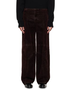 Jean Paul Gaultier Minimal Moto Trousers - Black