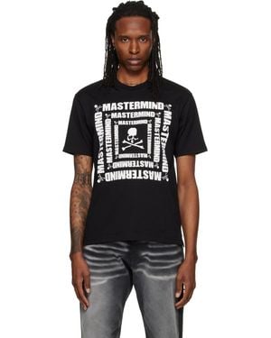 MASTERMIND WORLD Mw Square Logo/T-Shirt - Black