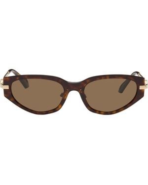 Burberry Oval Sunglasses - Brown
