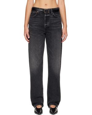Agolde 90's Mid Rise Straight Jeans - Blue