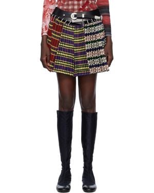 Chopova Lowena Special Apron Carabiner Miniskirt - Black