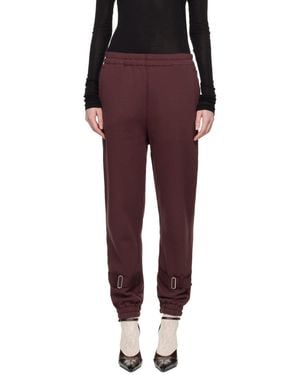 Undercover Burgundy Up2E1505 Lounge Trousers - Black