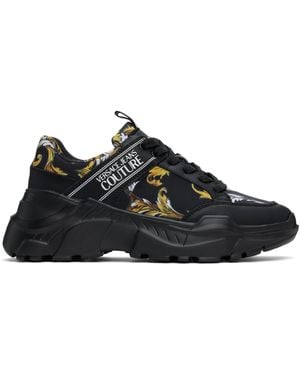 Versace Jeans Couture ブラック Speedtrack スニーカー