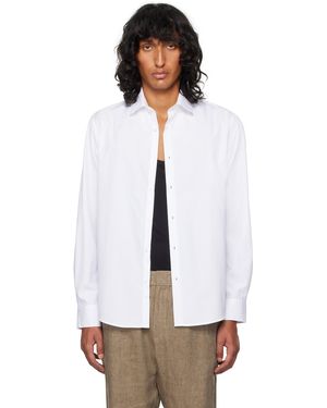 Sunspel Sea Island Cotton Shirt - White