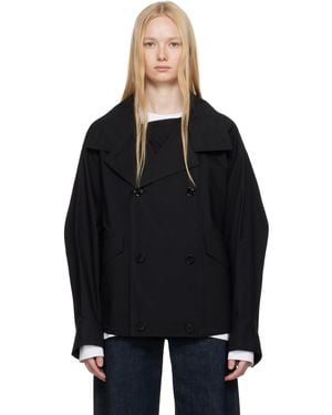 Lemaire ブラック Double Flap Light ジャケット