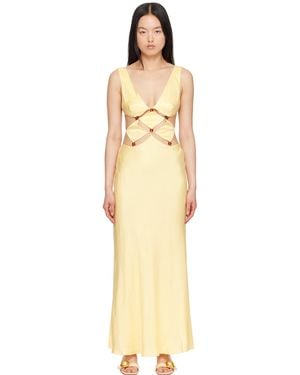 Bec & Bridge Agathe Diamond Maxi Dress - Black