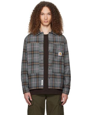 Carhartt グレー Hadley シャツ - ブラック