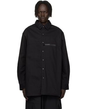 Y-3 Ut Twill Overshirt - Black