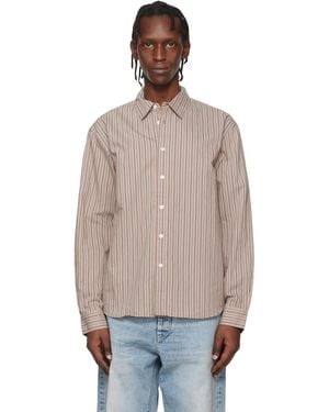 Hope Chemise Décontractée Brune - Multicolore