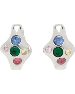 Collina Strada Bat Earrings - Blue