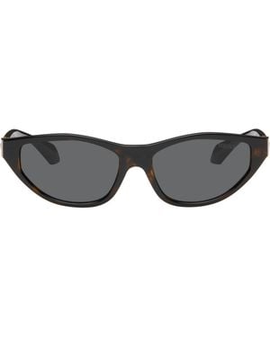 Versace Lunettes De Soleil Œil-De-Chat Avanti Brunes - Noir