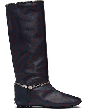 Kiko Kostadinov Modular Driving Boots - Blue