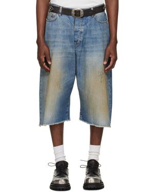 424 'Big Daddy' Denim Shorts - Blue