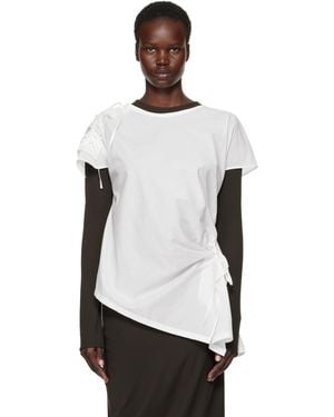 Y's Yohji Yamamoto Shirring Blouse - White