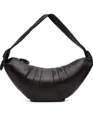 Lemaire Large Croissant Bag - Black