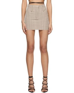 Ioannes Reconstructed Miniskirt - Black