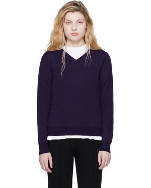 High Sport Billie Vneck Jumper - Blue