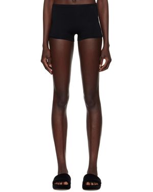 ÉTERNE High Waisted Boy Shorts - Black