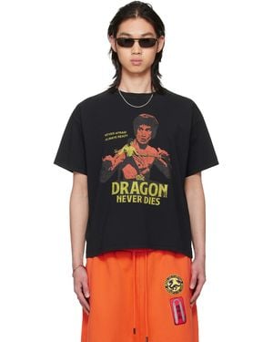Lu'u Dan Bruce Lee X Lựu Đạn Athletic T-Shirt - Black