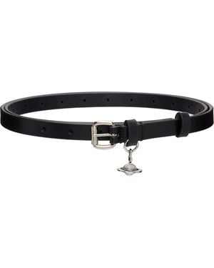 Vivienne Westwood Mini Alex Charm Belt - Black