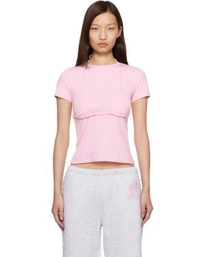 Sandy Liang Effie T-Shirt - Pink