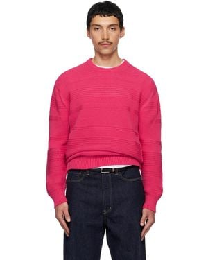 Paul Smith Textured Cotton Jumper - Pink