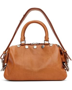 Marge Sherwood Dumpling Stud Mini Bag - Brown