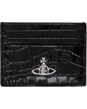 Vivienne Westwood Flat Card Holder - Black