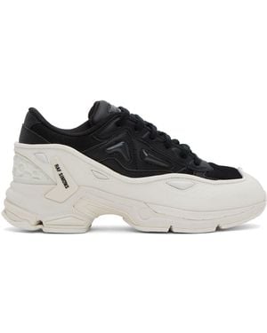 Raf Simons Black & Off-white Pharaxus Sneakers