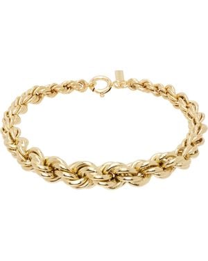 Ernest W. Baker Twisted Rope Chain Bracelet - Metallic