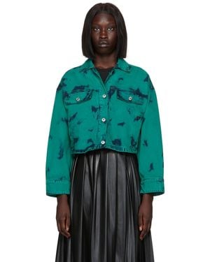 MSGM Ssense Exclusive Denim Jacket - Blue