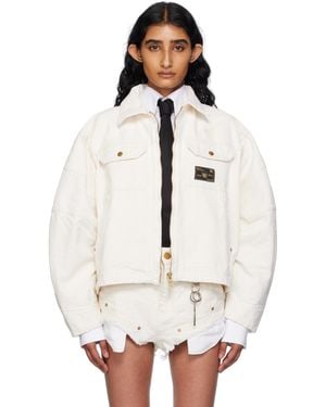Willy Chavarria Off- Stockton Jacket - White