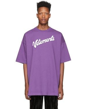 Vetements Purple Milk T-shirt