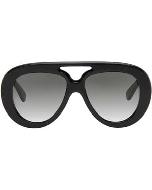 Loewe Curvy Sunglasses - Black
