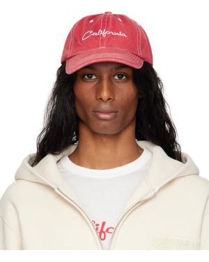 ERL 'California' Embroidered Cap - Brown