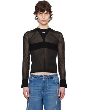 Jean Paul Gaultier ブラック The Logo Knit トップス