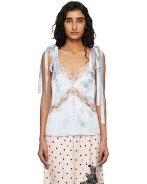 Marc Jacobs Satin Lace Slip Top - Multicolour