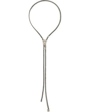 Balenciaga Diy Zip Necklace - Metallic