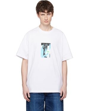 vowels Flower T-Shirt - White