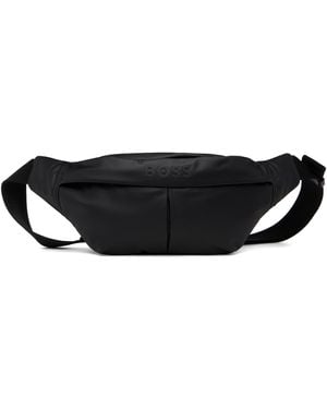 BOSS Logo Detail Belt Bag - Black