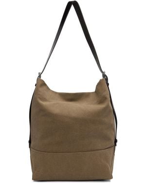 Lemaire Taupe Belted Tote - Brown