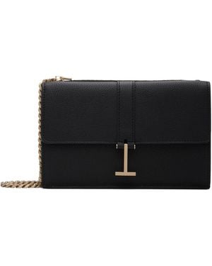Tom Ford Grain Leather Kara Chain Mini Bag - Black