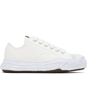 Maison Mihara Yasuhiro Off- 'Hank' Og Sole Canvas Low-Top Trainers - Black