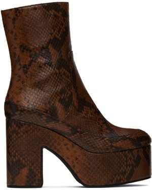 Shops dries van noten snakeskin boots