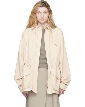 Rier Off- Cotton Field Jacket - Natural